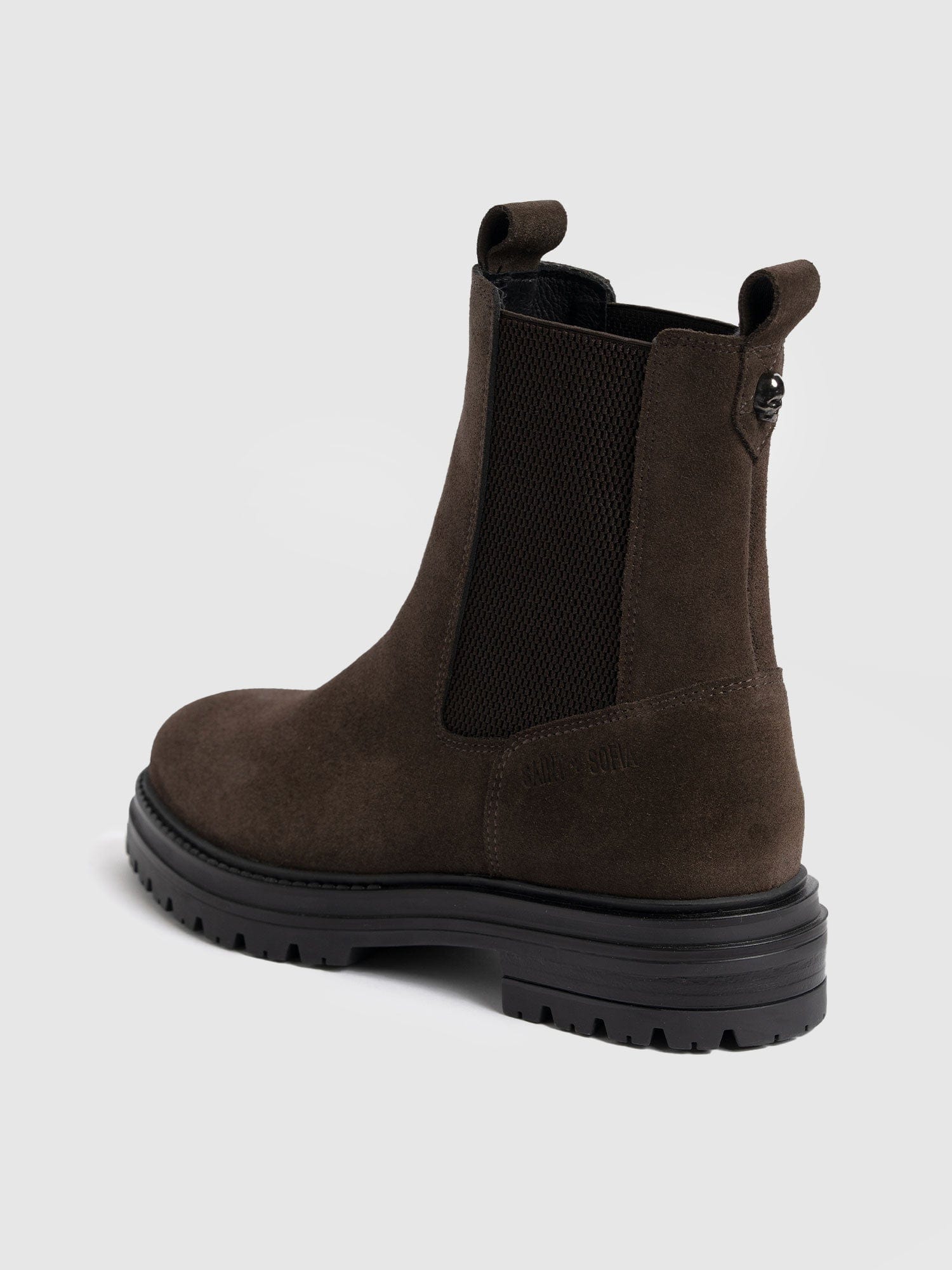 Carnaby Chelsea Boot - Chocolate Suede - Women's Shoes | Saint + Sofia® EU