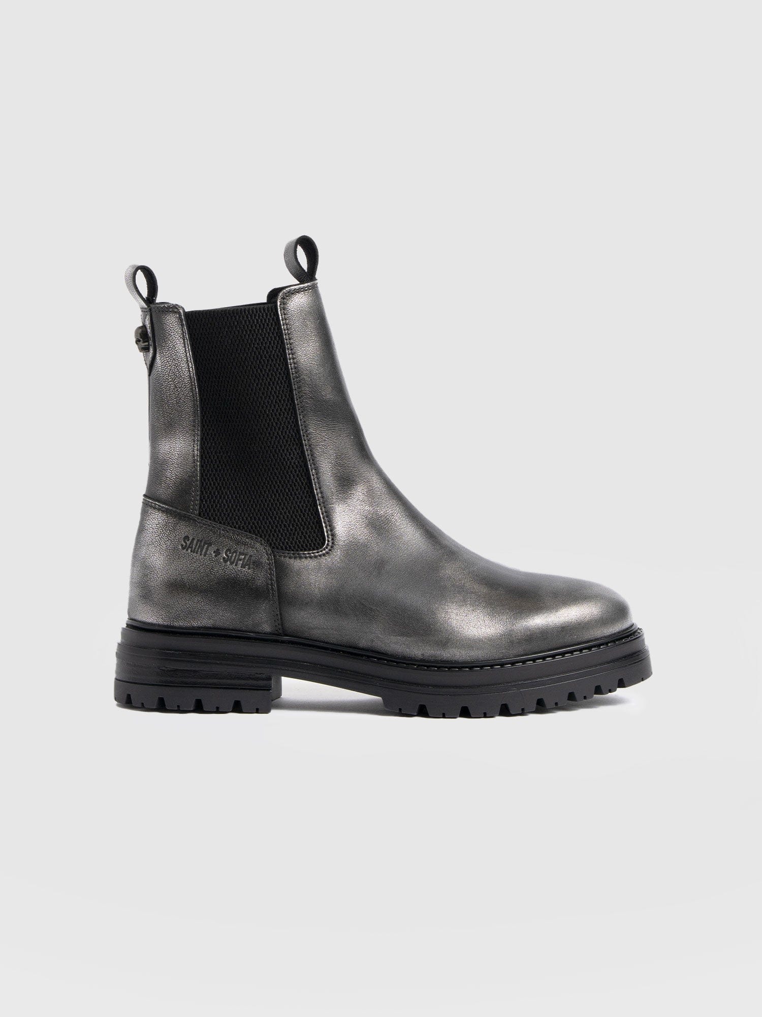 Carnaby Chelsea Boot - Gunmetal - Women's Shoes | Saint + Sofia® EU