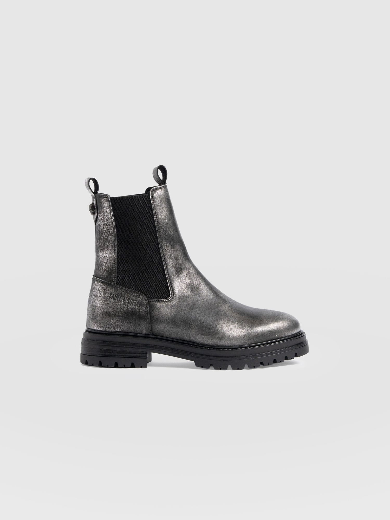 Carnaby Chelsea Boot - Gunmetal - Women's Shoes | Saint + Sofia® EU