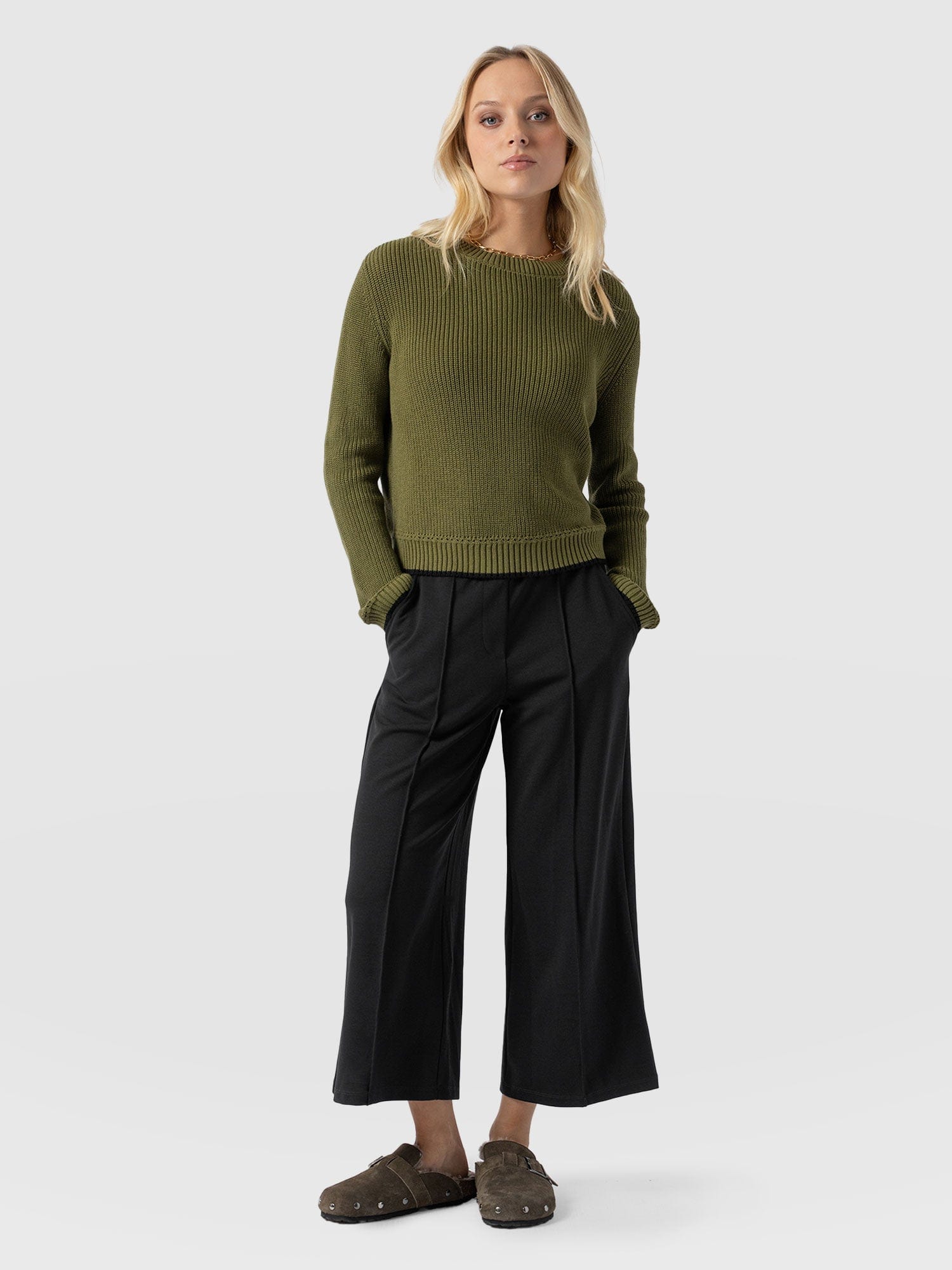 Cavendish Culotte Black - Women's Culottes | Saint + Sofia® EU