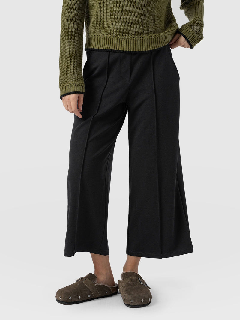 Cavendish Culotte Black - Women's Culottes | Saint + Sofia® EU