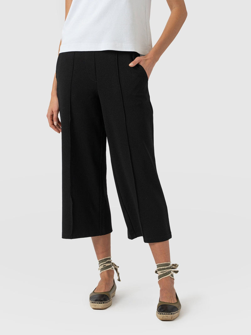 Cavendish Culotte Black - Women's Culottes | Saint + Sofia® EU