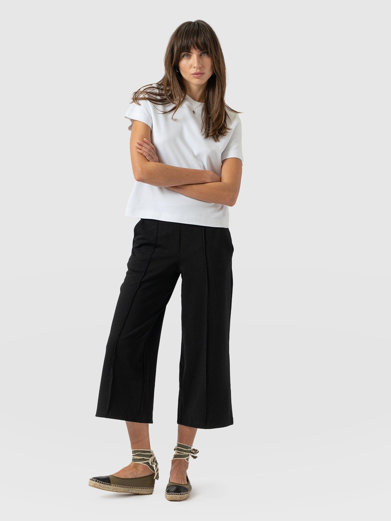 Cavendish Culotte Black - Women's Culottes | Saint + Sofia® EU