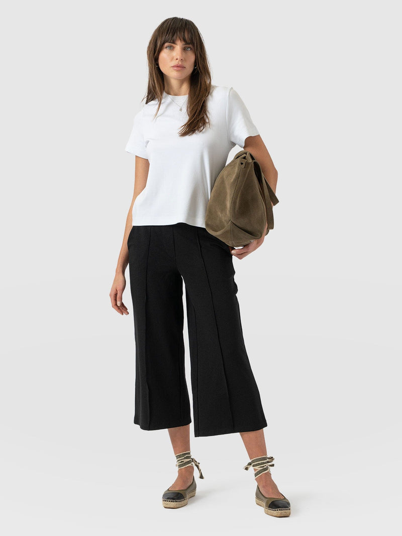 Cavendish Culotte Black - Women's Culottes | Saint + Sofia® EU