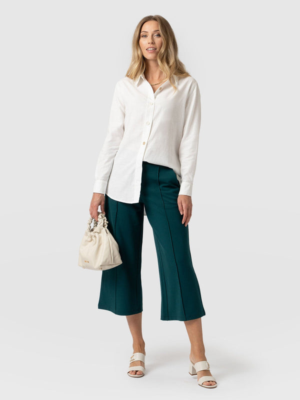 Cavendish Culotte Deep Teal - Women's Culottes | Saint + Sofia® EU