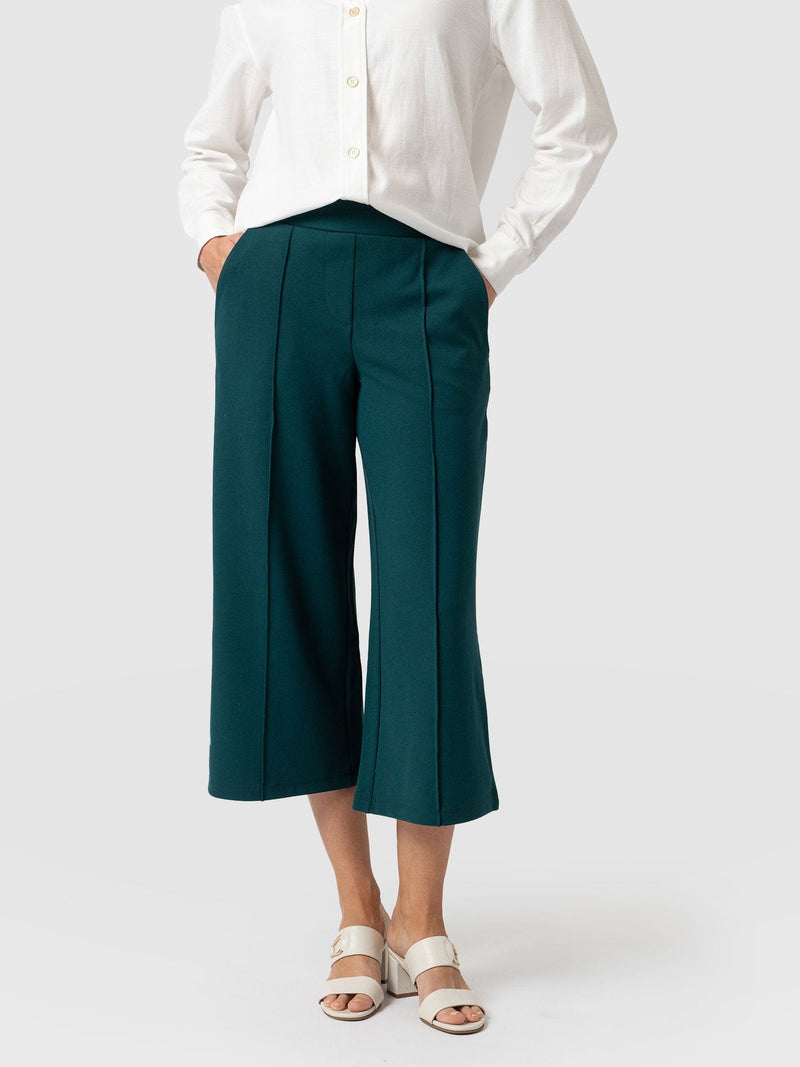 Cavendish Culotte Deep Teal - Women's Culottes | Saint + Sofia® EU