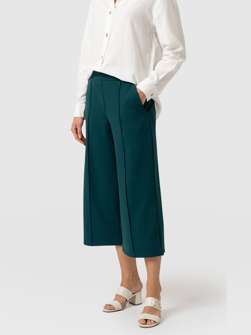 Cavendish Culotte Deep Teal - Women's Culottes | Saint + Sofia® EU