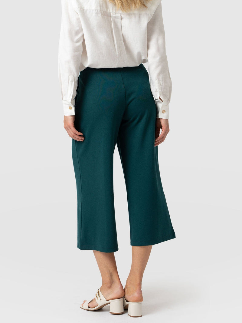 Cavendish Culotte Deep Teal - Women's Culottes | Saint + Sofia® EU