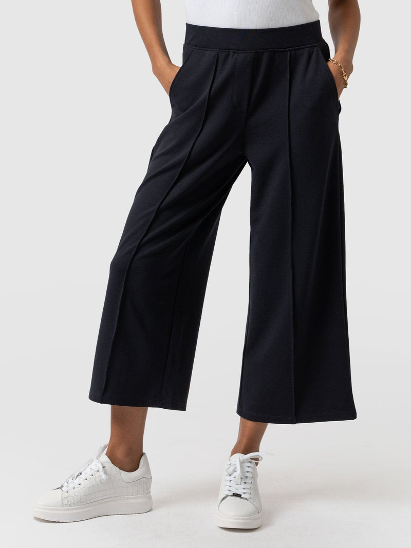 Cavendish Culotte Navy - Women's Culottes | Saint + Sofia® EU