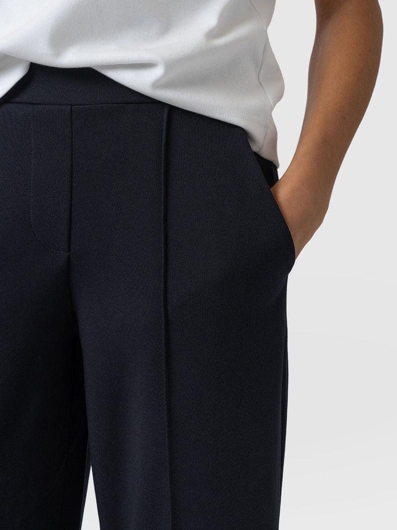 Cavendish Culotte Navy - Women's Culottes | Saint + Sofia® EU