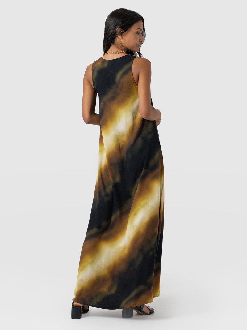 Celeste Maxi Dress - Yellow Gradient - Women's Dresses | Saint + Sofia® EU