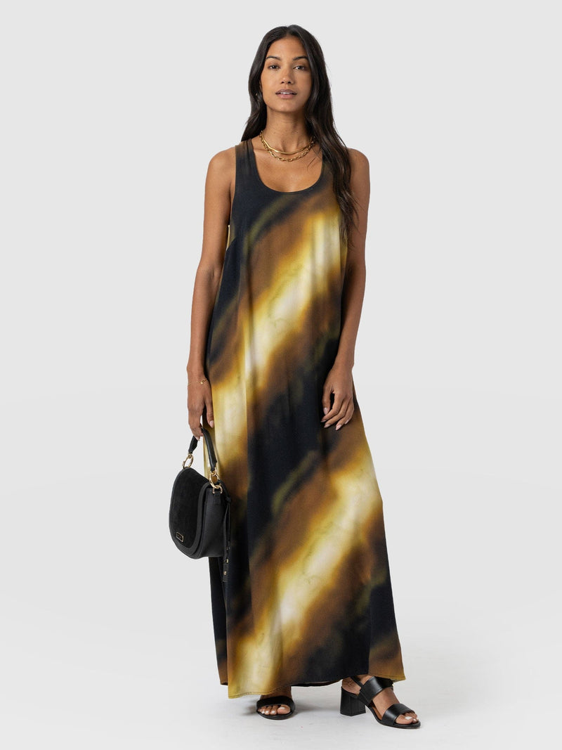 Celeste Maxi Dress - Yellow Gradient - Women's Dresses | Saint + Sofia® EU