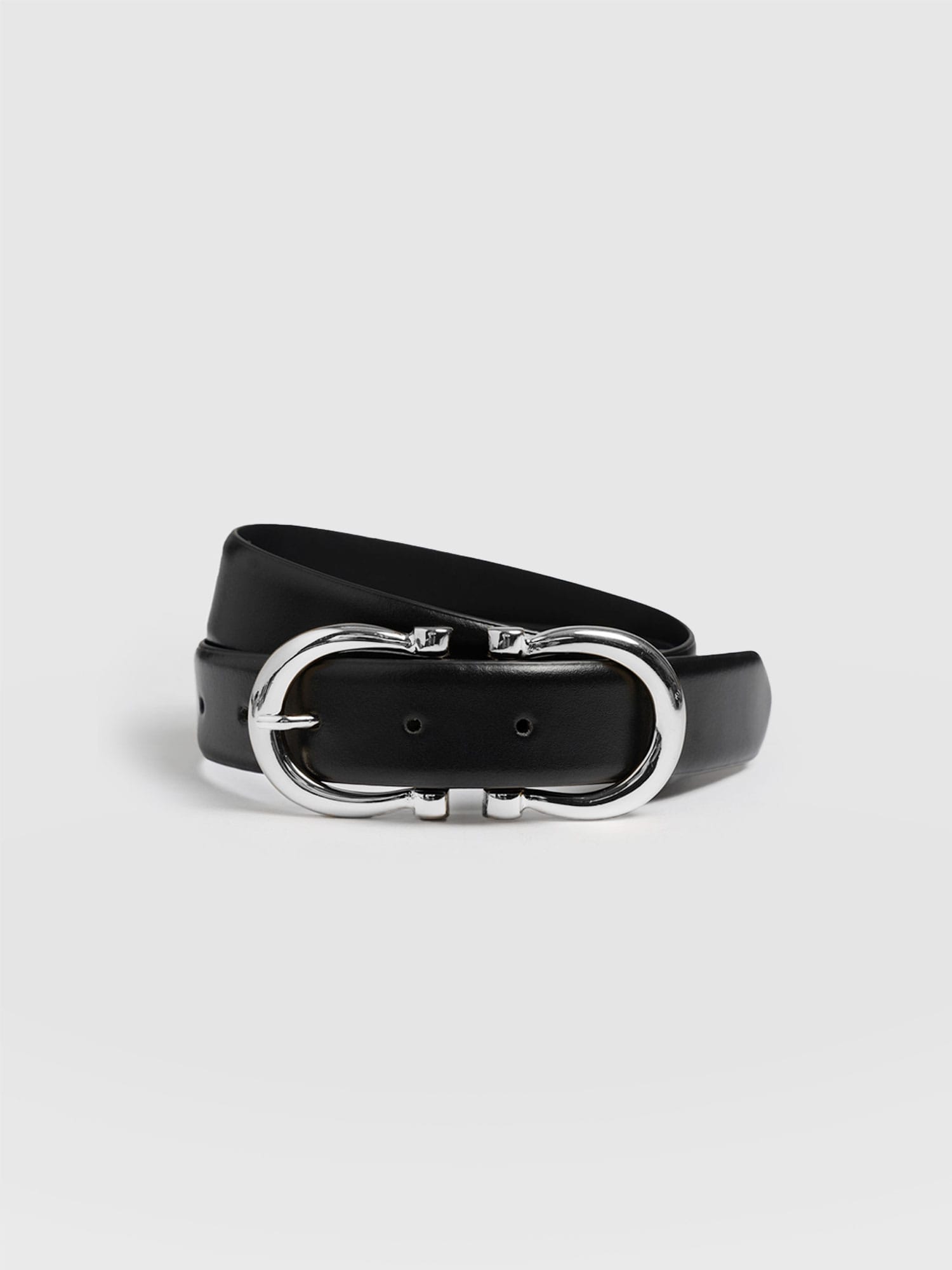 Chelsea Belt - Black/Silver - Women's Accessories | Saint + Sofia® EU
