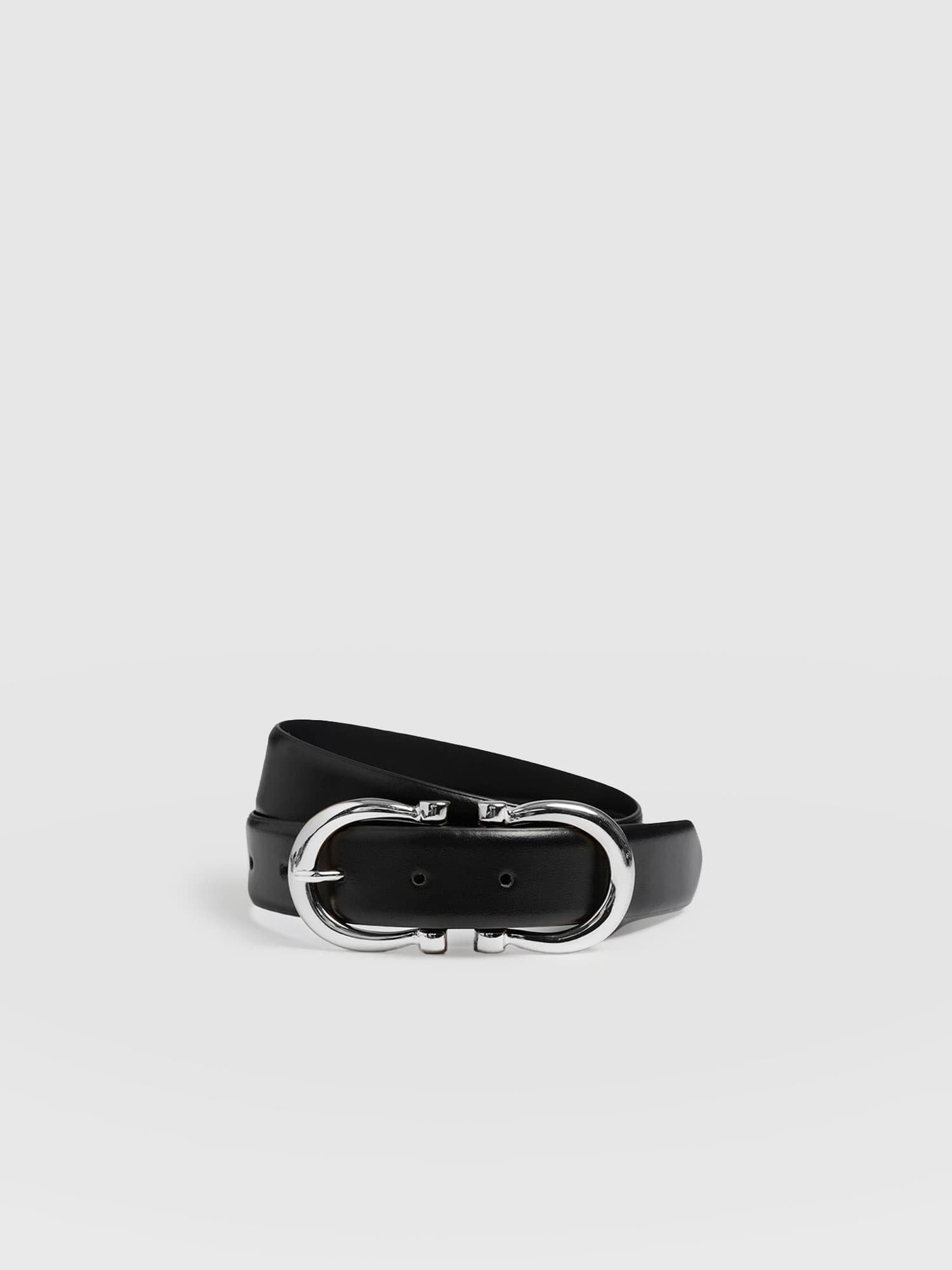 Chelsea Belt - Black/Silver - Women's Accessories | Saint + Sofia® EU