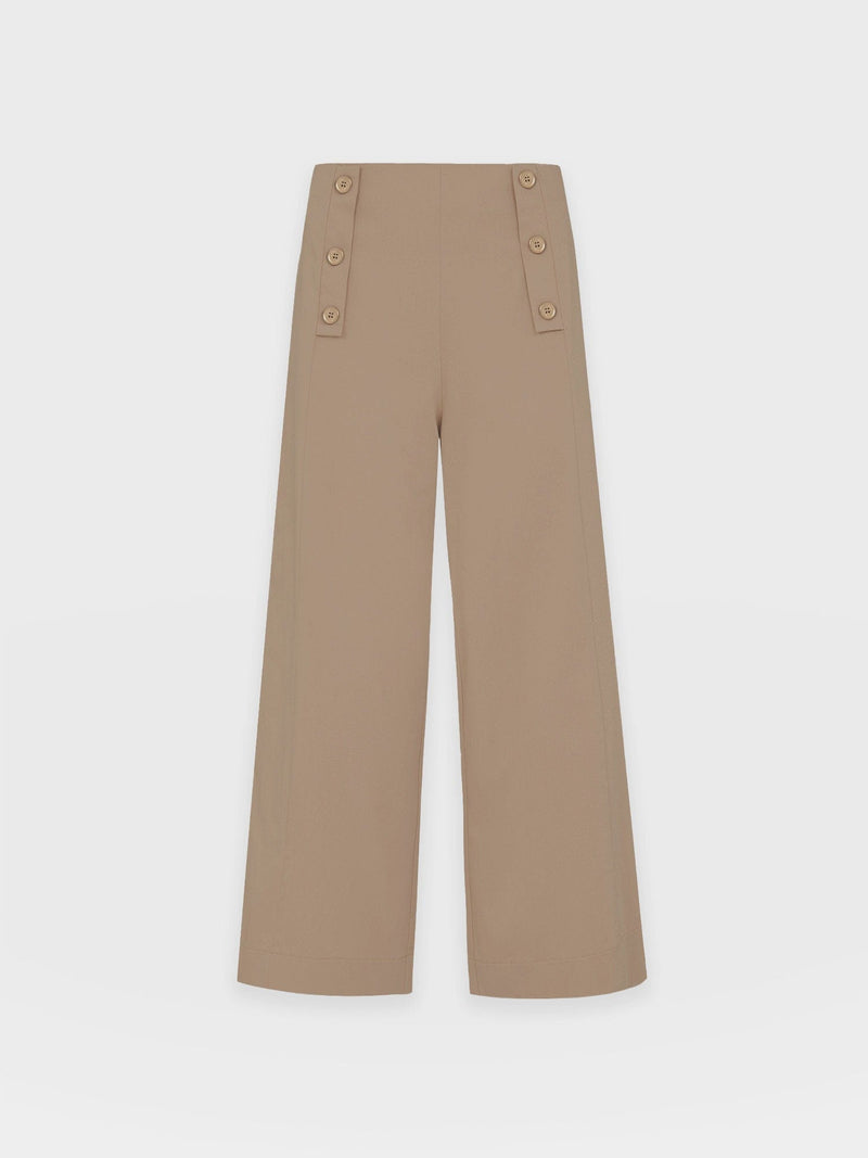 Chelsea Culotte Beige - Women's Culottes | Saint + Sofia® EU