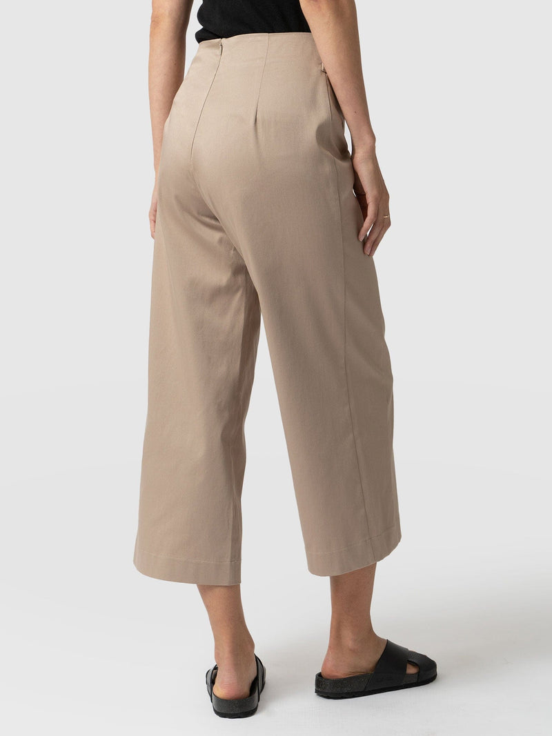 Chelsea Culotte Beige - Women's Culottes | Saint + Sofia® EU