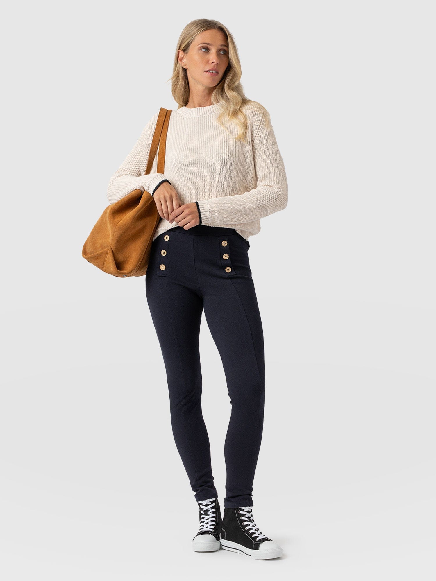Chelsea Legging Navy - Women's Leggings | Saint + Sofia® EU