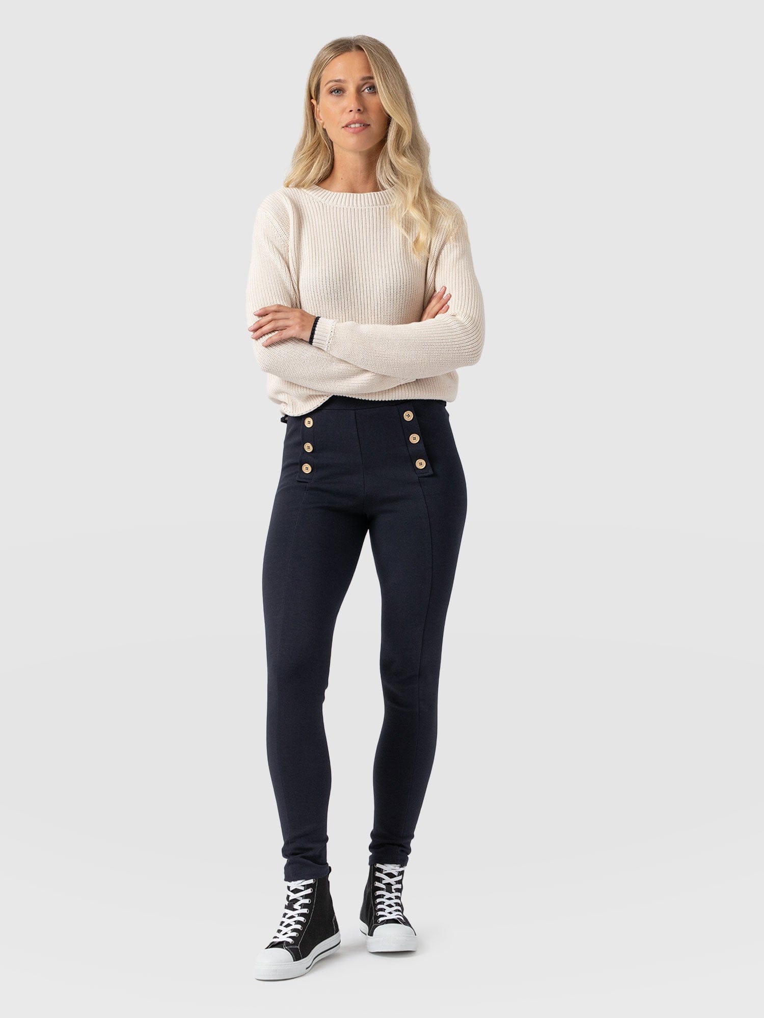 Chelsea Legging Navy - Women's Leggings | Saint + Sofia® EU