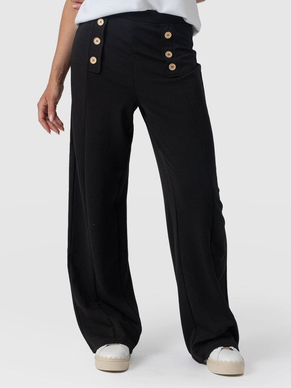 Chelsea Pant Black Jersey - Women's Trousers | Saint + Sofia® EU
