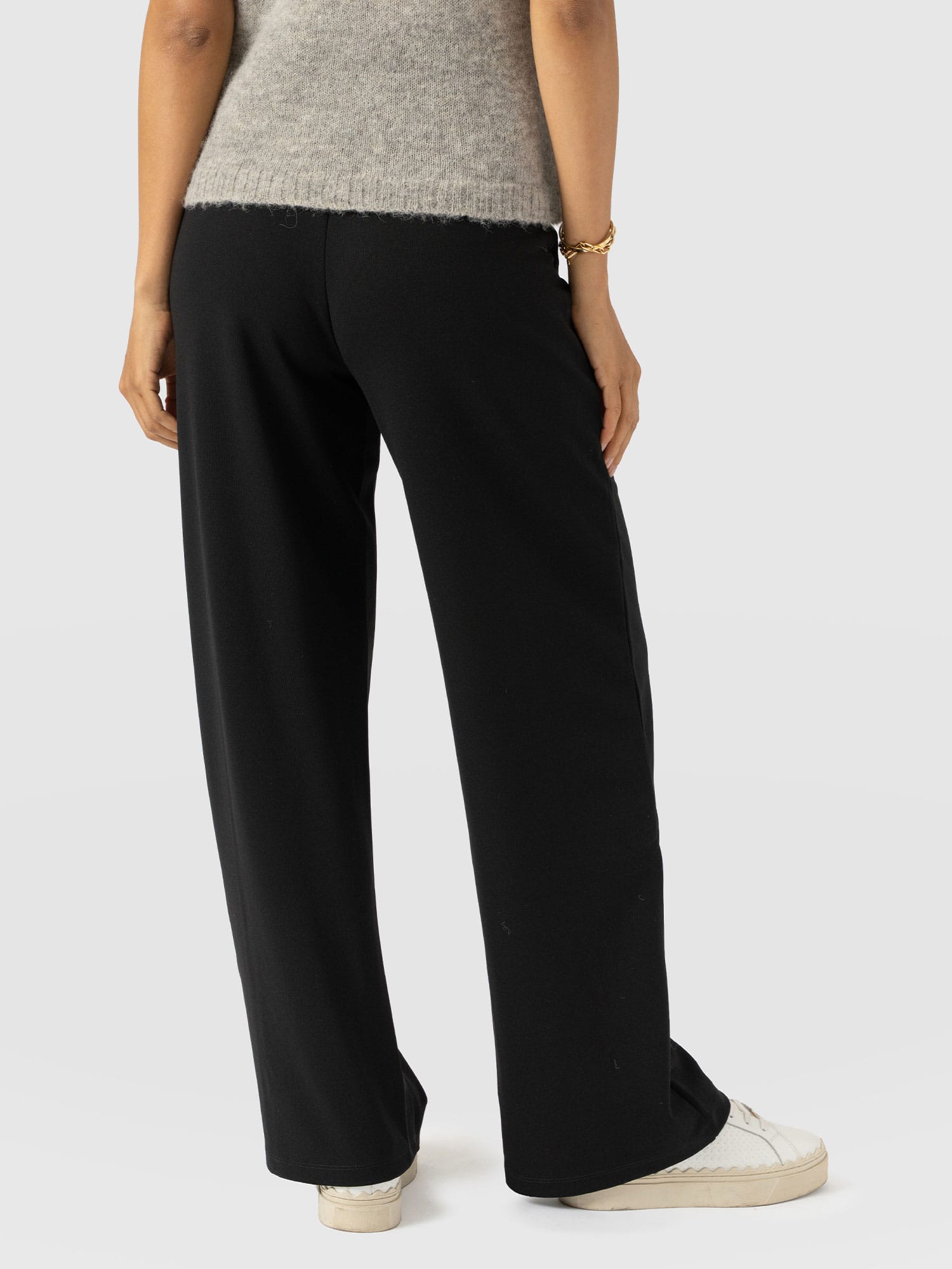 Chelsea Pant Black Jersey - Women's Trousers | Saint + Sofia® EU