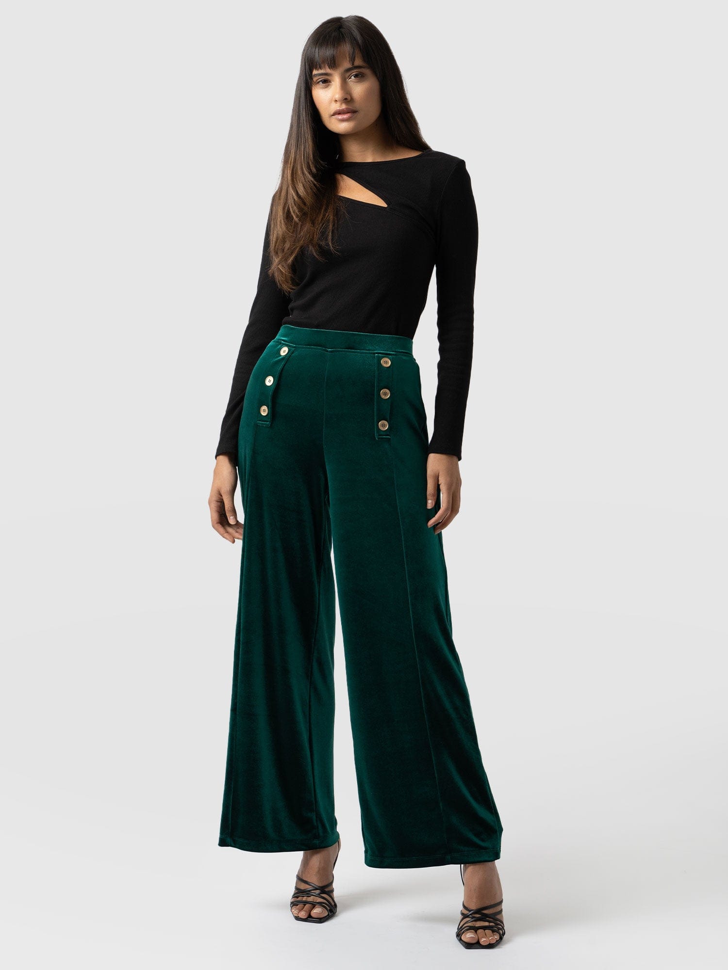 Chelsea Pant Jewel Green - Women's Trousers | Saint + Sofia® EU