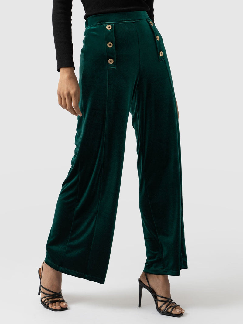 Chelsea Pant Jewel Green - Women's Trousers | Saint + Sofia® EU