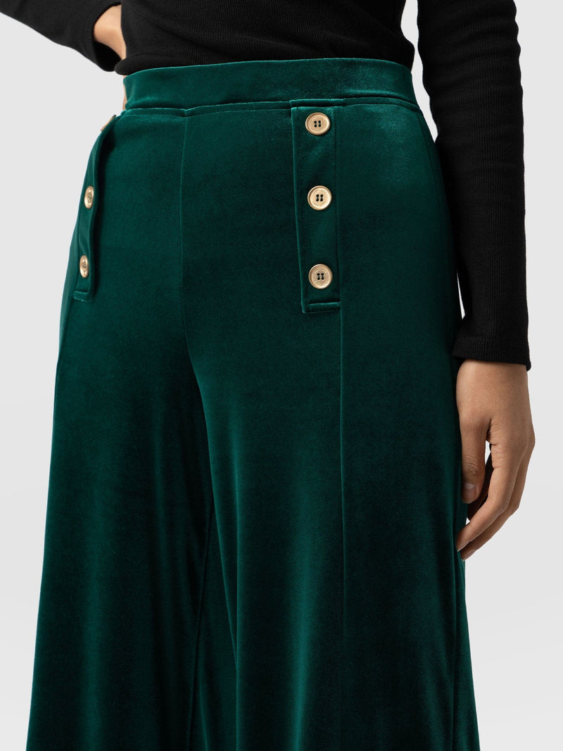 Chelsea Pant Jewel Green - Women's Trousers | Saint + Sofia® EU