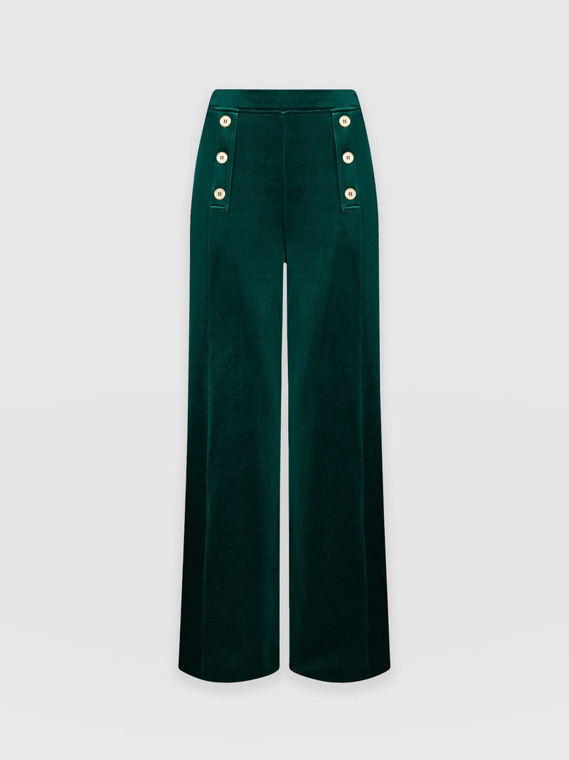 Chelsea Pant Jewel Green - Women's Trousers | Saint + Sofia® EU