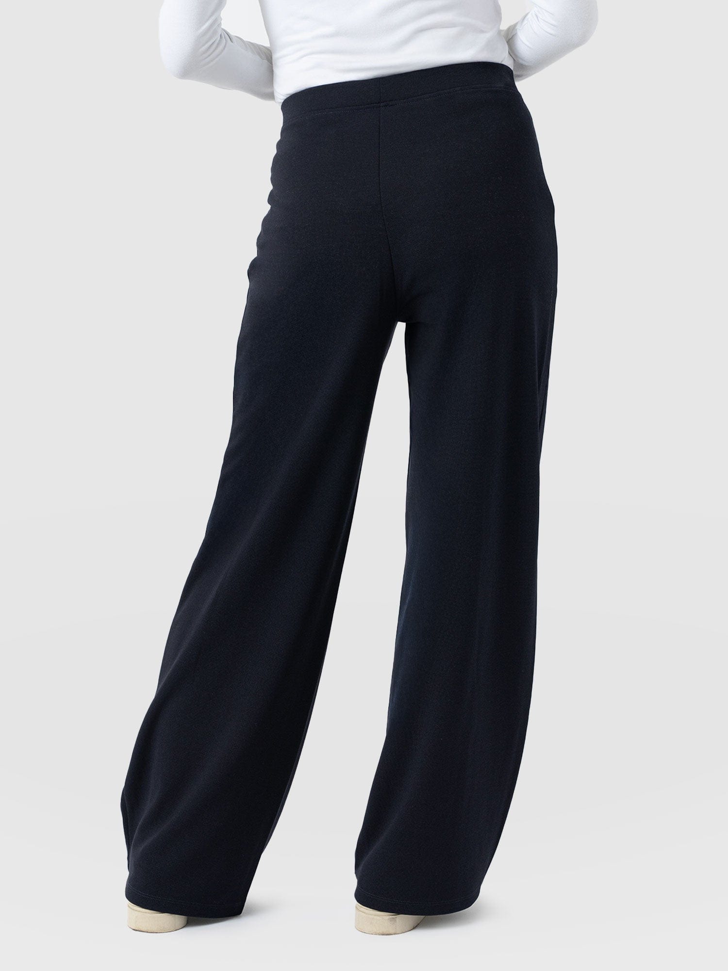 Chelsea Pant Navy Jersey - Women's Trousers | Saint + Sofia® EU