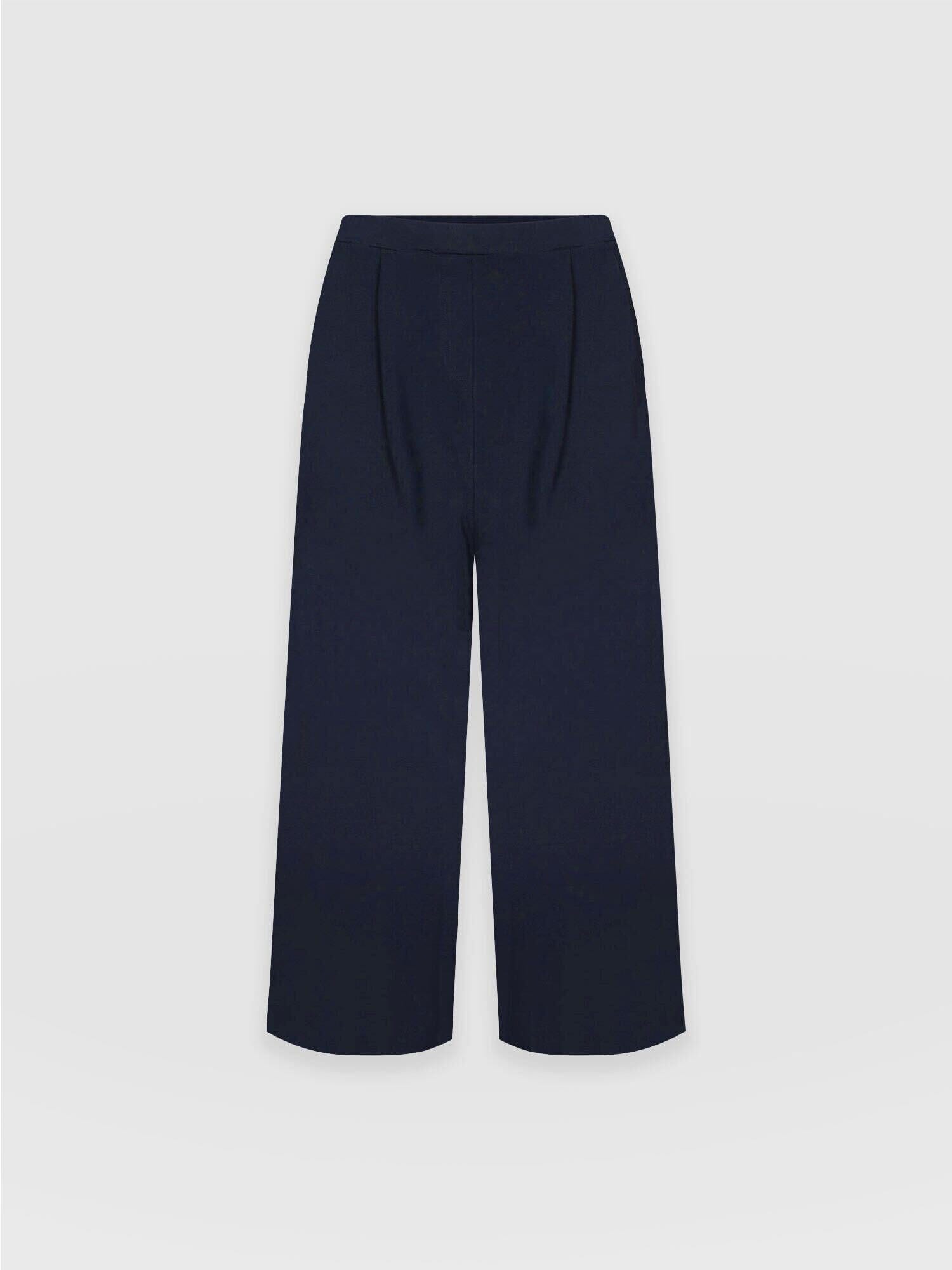 City Culotte Navy - Women's Culottes | Saint + Sofia® EU