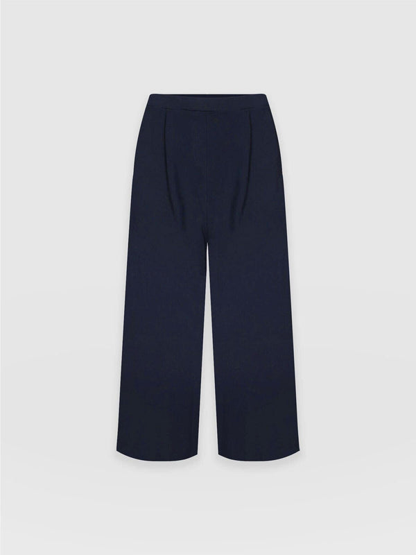 City Culotte Navy - Women's Culottes | Saint + Sofia® EU