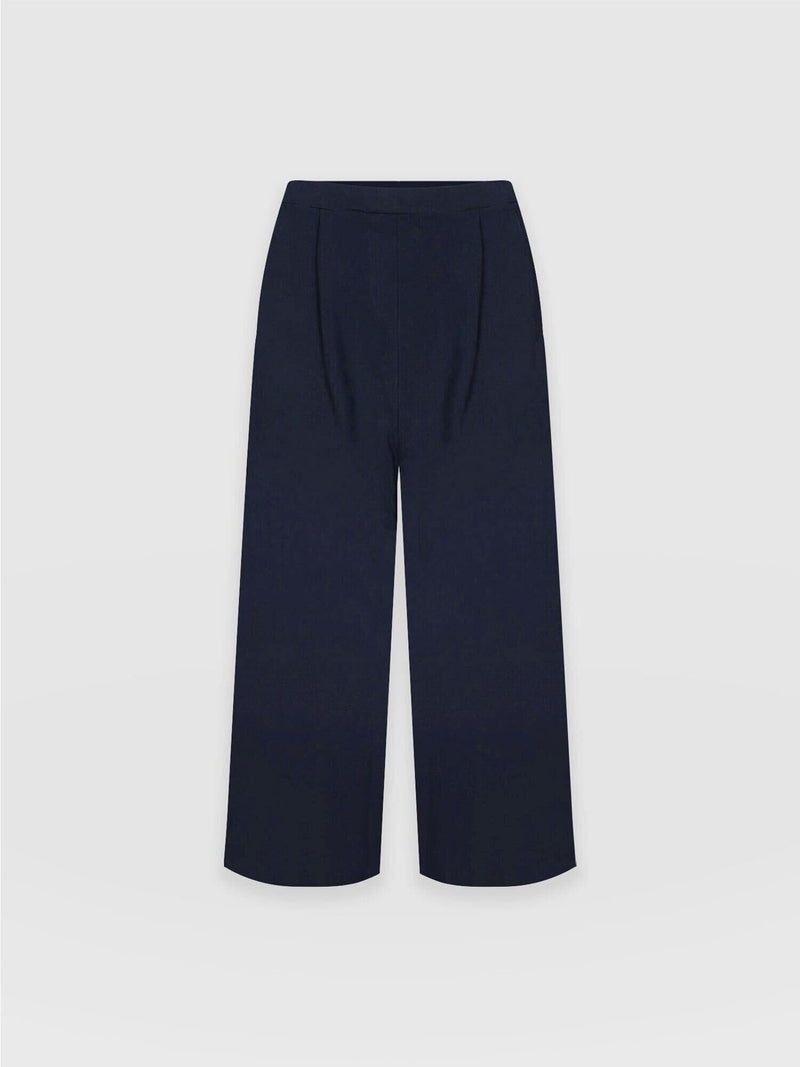 City Culotte Navy - Women's Culottes | Saint + Sofia® EU