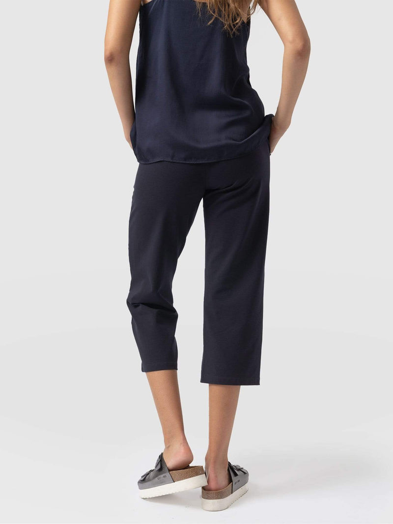 City Culotte Navy - Women's Culottes | Saint + Sofia® EU