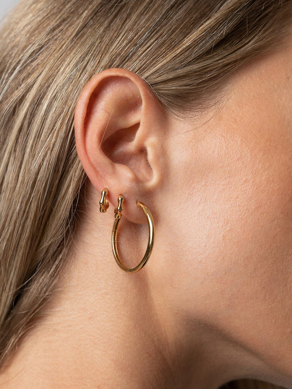 Classic Hoop Earrings Gold - Women's Jewellery | Saint + Sofia® EU