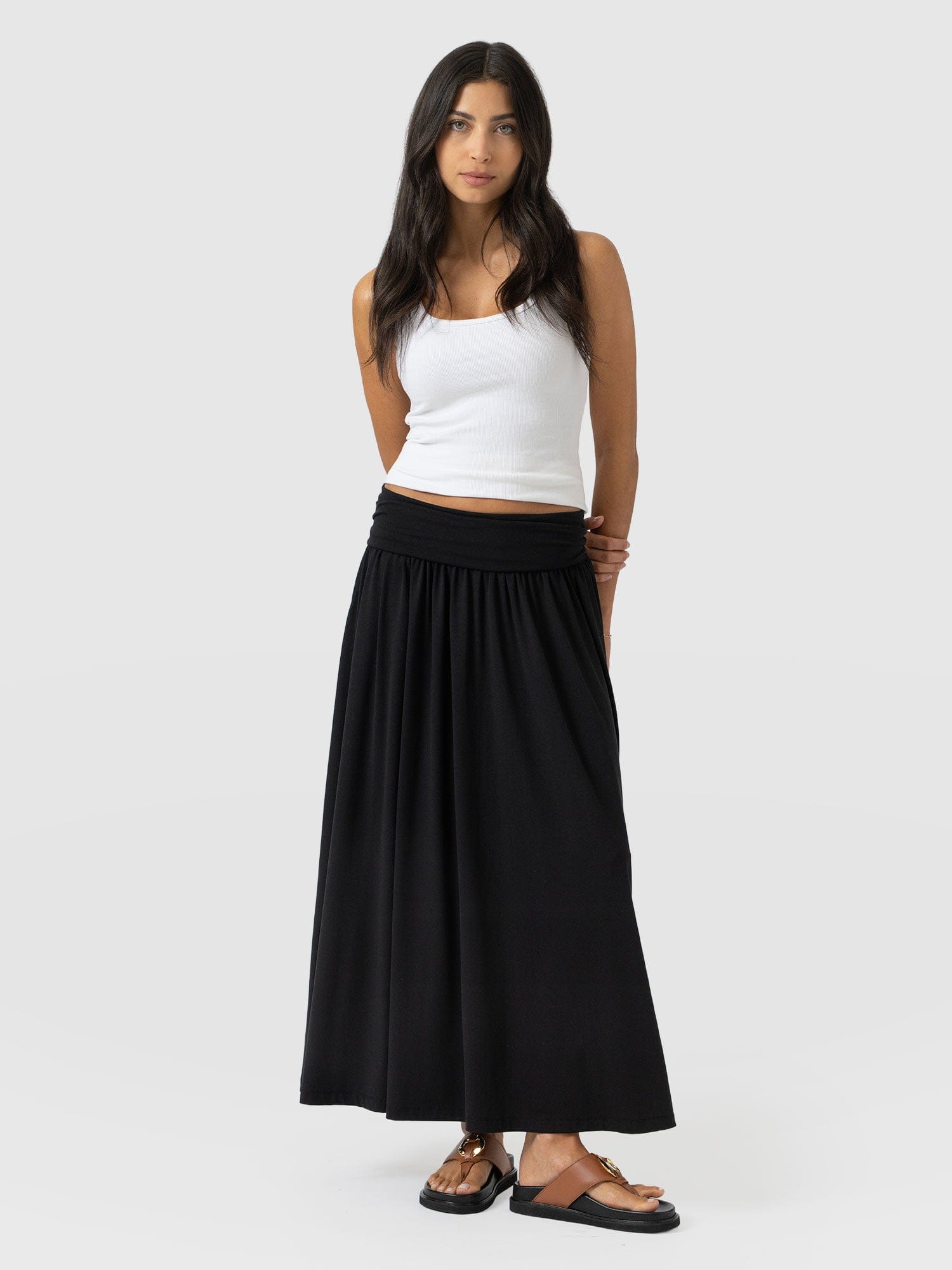 Cleo Multiway Skirt - Black - Women's Skirts | Saint + Sofia® EU