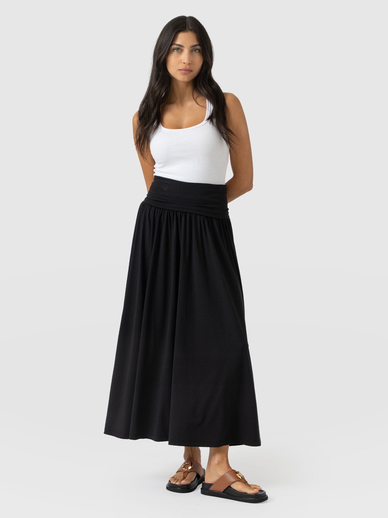 Cleo Multiway Skirt - Black - Women's Skirts | Saint + Sofia® EU