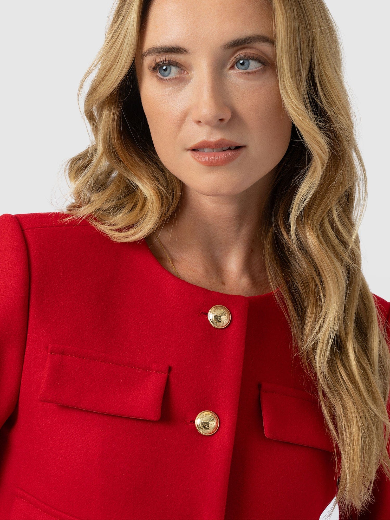 Colette Jacket - Red - Women's Jackets | Saint + Sofia® EU