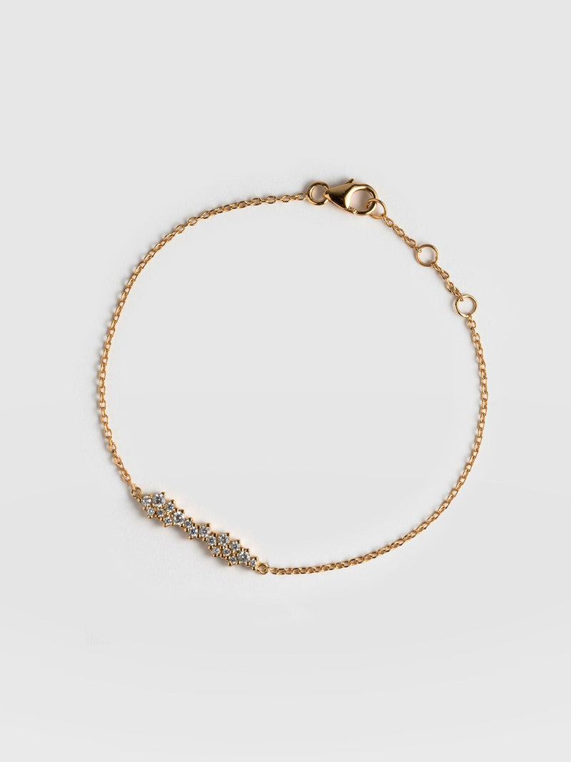 Constellation Cluster Bar Bracelet Gold - Women's Jewellery |  Saint + Sofia® EU