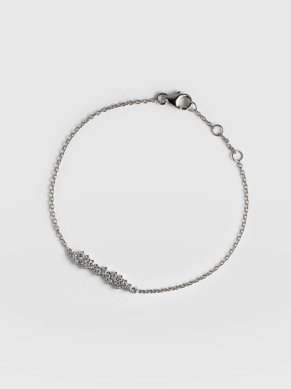 Constellation Cluster Bar Bracelet Silver - Women's Jewellery |  Saint + Sofia® EU