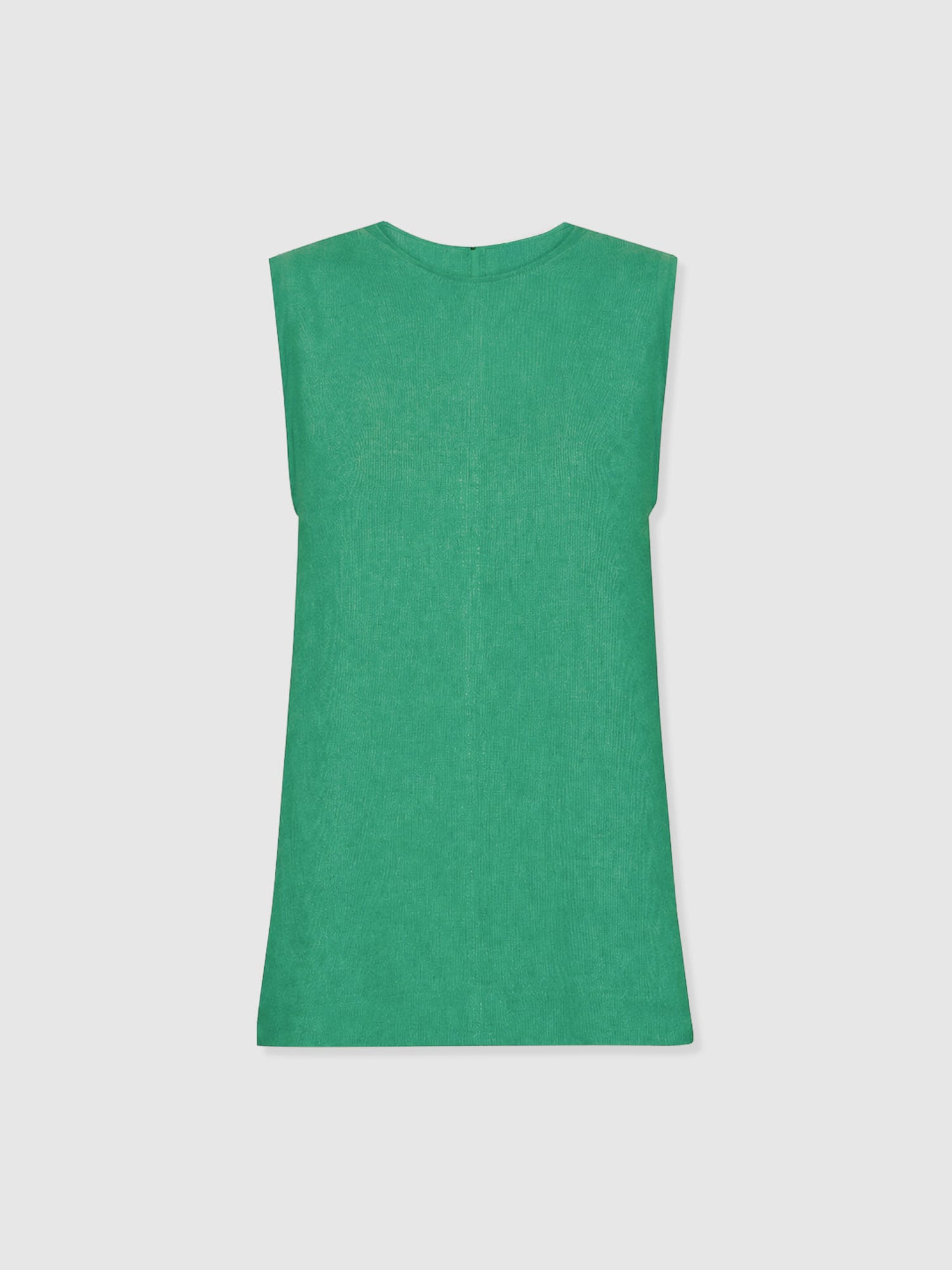 Corinne Linen Tunic - Green - Women's T-shirts | Saint + Sofia® EU
