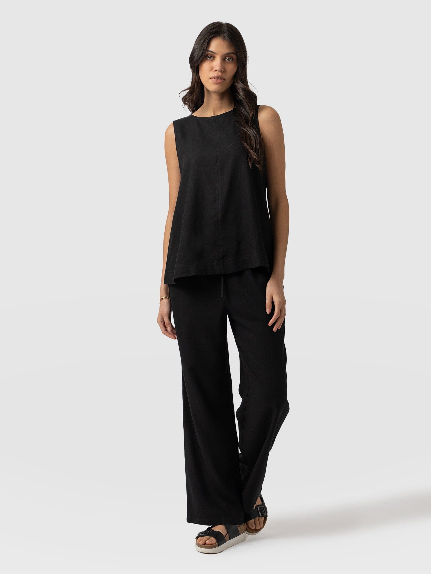 Corinne Pant Black - Women's Trousers | Saint + Sofia® EU