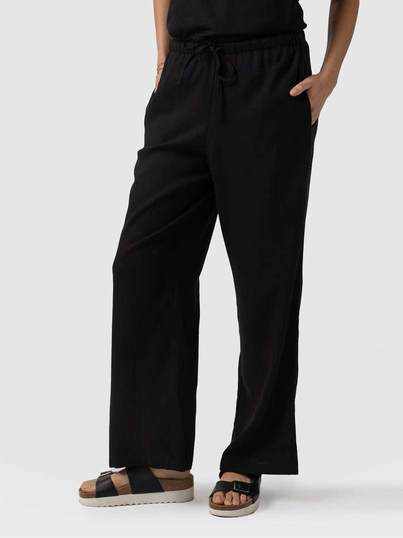 Corinne Pant Black - Women's Trousers | Saint + Sofia® EU