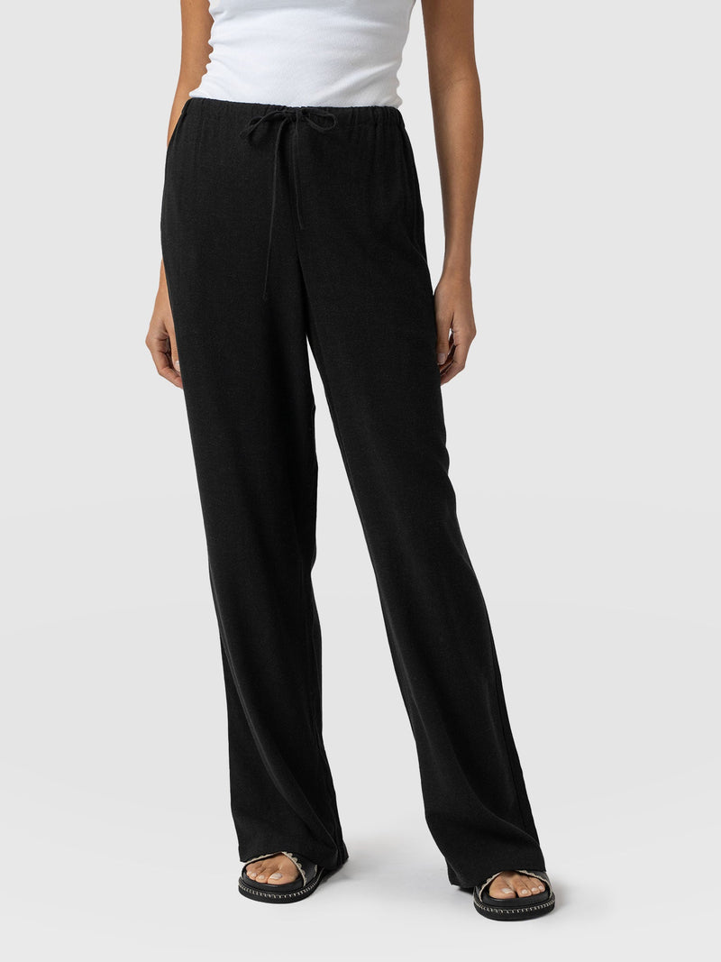 Corinne Pant Black - Women's Trousers | Saint + Sofia® EU