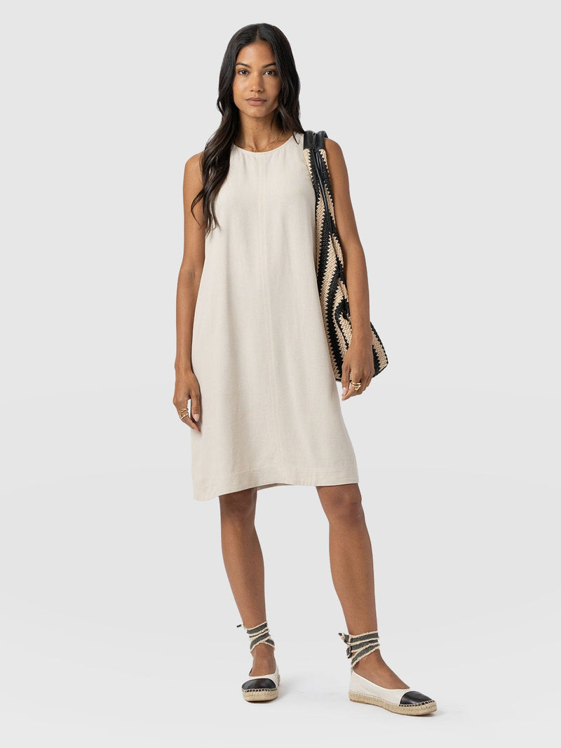Corinne Shift Dress - Oatmeal - Women's Dresses | Saint + Sofia® EU