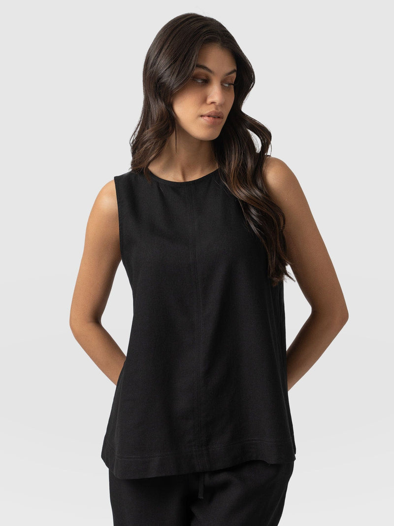 Corinne Tunic Black - Women's Tops | Saint + Sofia® EU