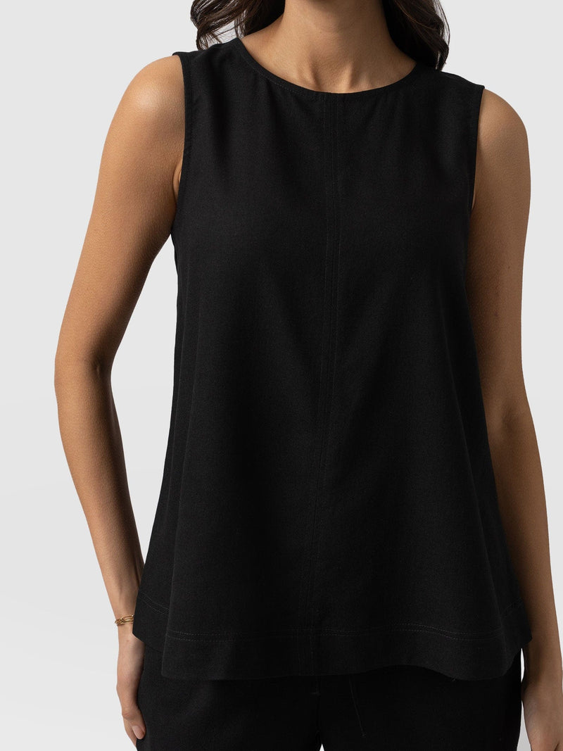 Corinne Tunic Black - Women's Tops | Saint + Sofia® EU