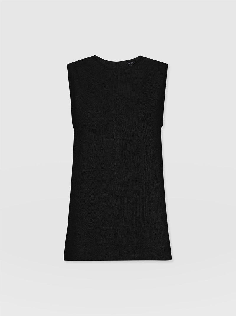 Corinne Tunic Black - Women's Tops | Saint + Sofia® EU