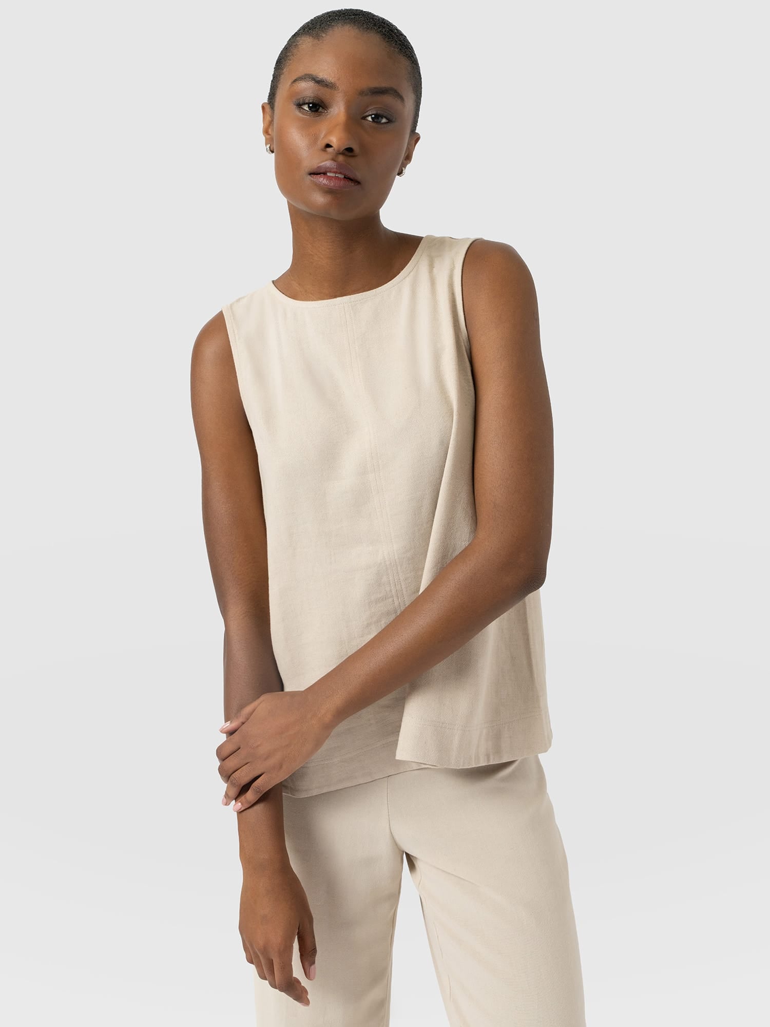 Corinne Tunic Oatmeal - Women's Tops | Saint and Sofia® EU