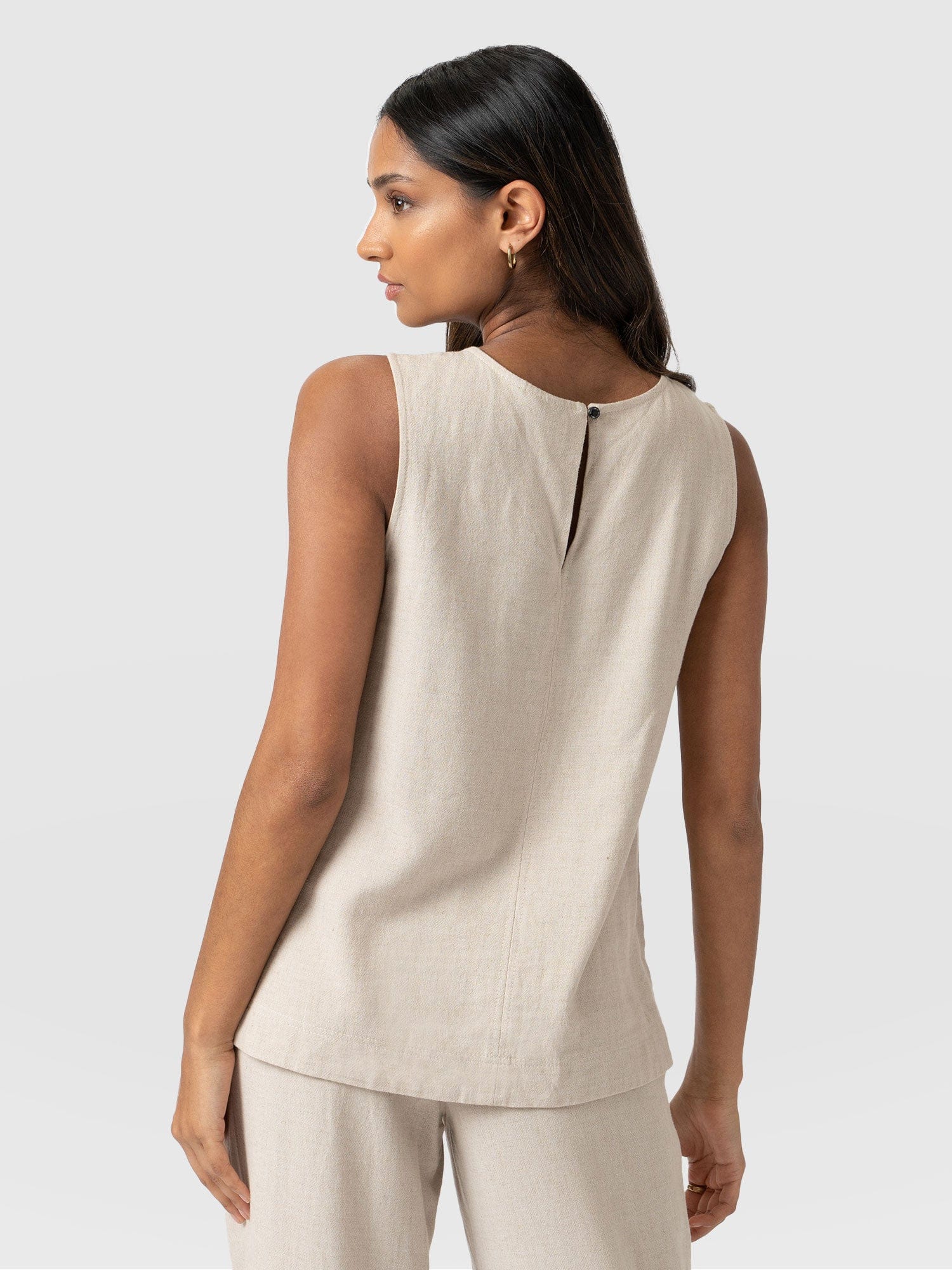 Corinne Tunic Oatmeal - Women's Tops | Saint + Sofia® UK