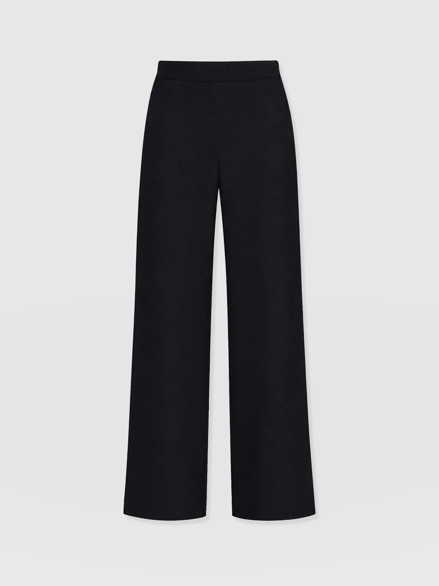Corinne Wide Leg Linen Pant - Black - Women's Trousers | Saint and Sofia® EU